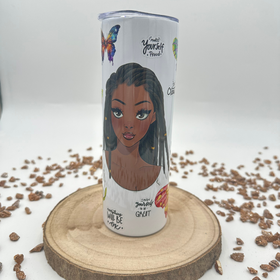 Tumbler - Black Lady Inspiration
