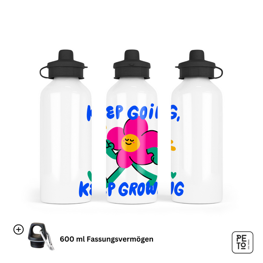 Mateo Water Bottle 600ml Mouthpiece &Carabiner