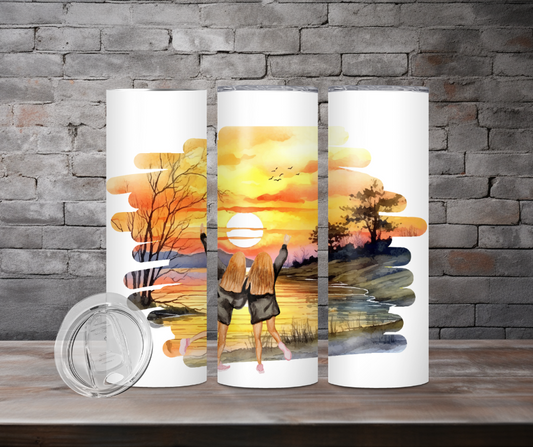 Tumbler - Sunset girlfriends standing