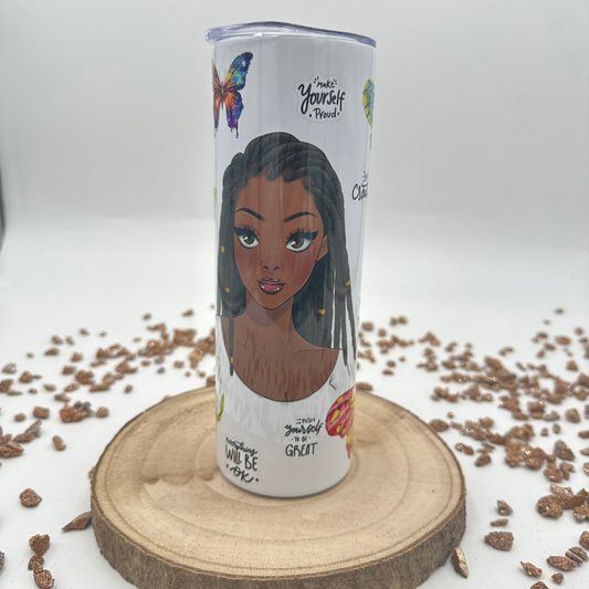 Tumbler - Black Lady Inspiration