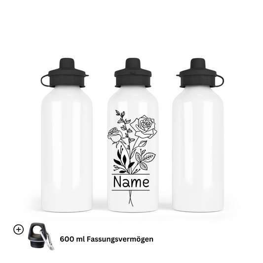 Born in June - Water Bottle 600ml Mouthpiece &Carabiner