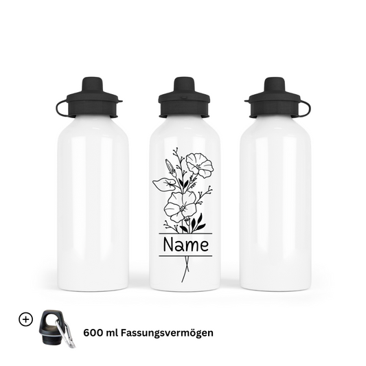 Born in September - Water Bottle 600ml Mouthpiece &Carabiner