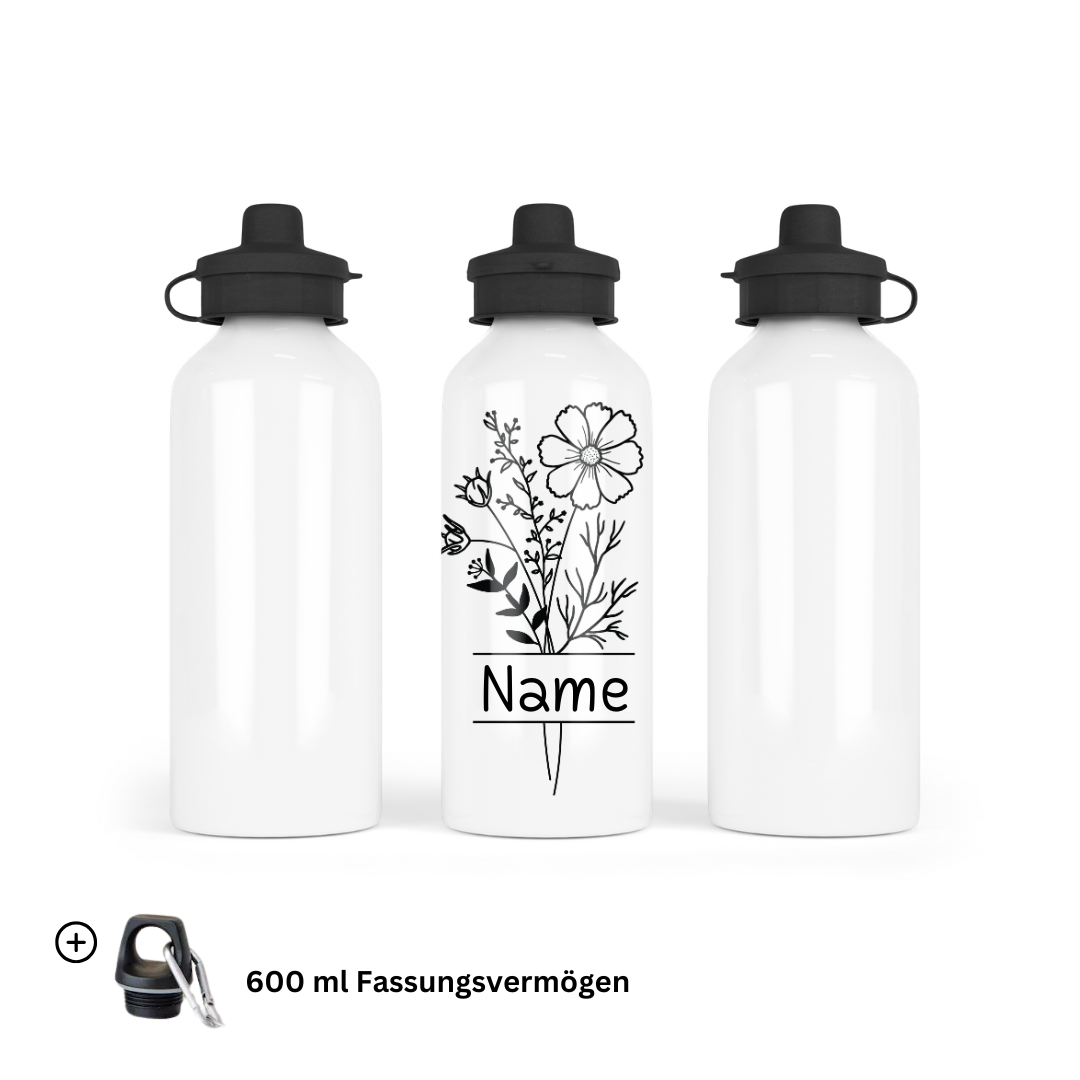 Oktober Trinkflasche 600ml Mundstück &Karabiner