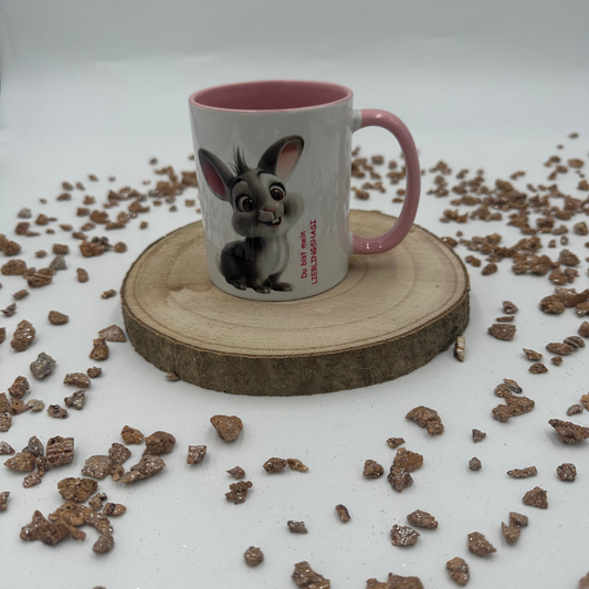 Mug - Favorite bunny pink