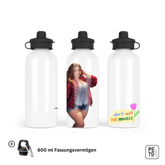 Ella Water Bottle 600ml Mouthpiece &Carabiner